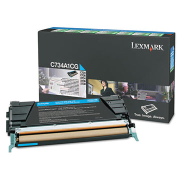 Lexmark™ C748h1cg Return Program High-yield Toner, 10,000 Page-yield, Cyan freeshipping - TVN Wholesale
